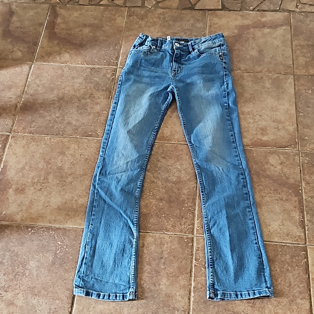 Girls silver jeans size 14